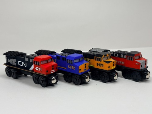Wooden railway diesel - railway,