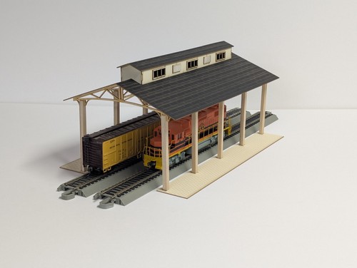 Train shed station - kit,